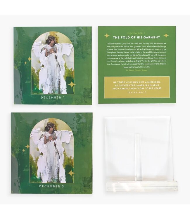 25 Days of Prayer and Scripture with Acrylic Stand