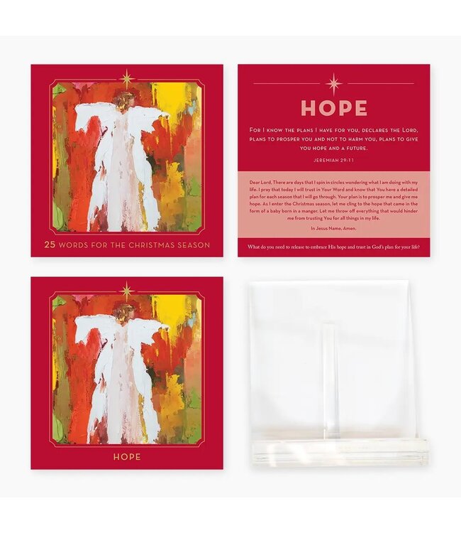 25 Words For the Christmas Season with Acrylic Stand