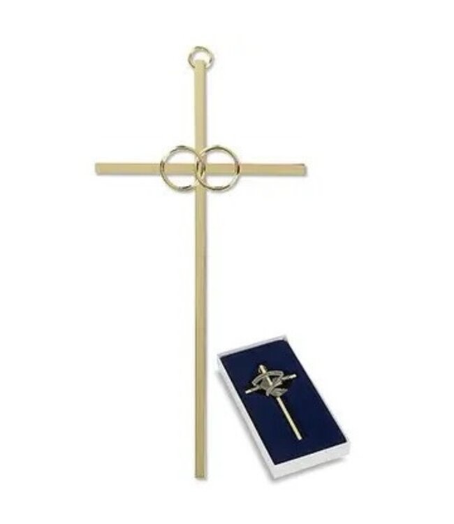 Brass Wedding Cross