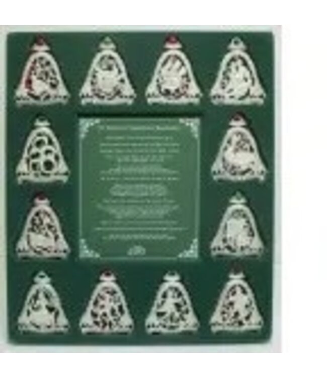 12 Days of Christmas Ornament Set