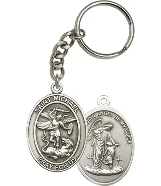 St Michael the Archangel KeyChain - Oval