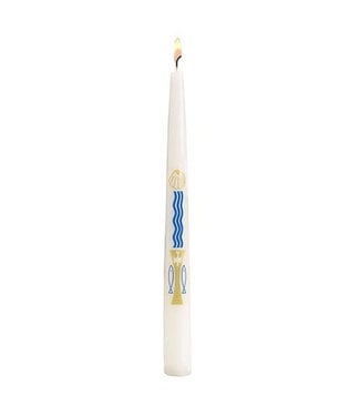 Baptism by Water and The Holy Spirit Candle - Single Candle