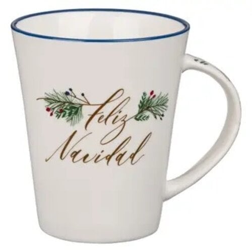 Ceramic Mug Feliz Navidad Luke 2:10