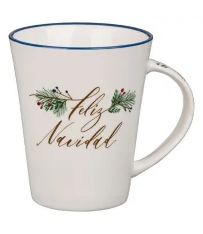 Ceramic Mug Feliz Navidad Luke 2:10