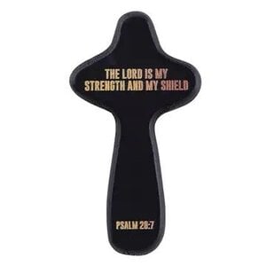 Handheld Cross - Strength & Shield 4"