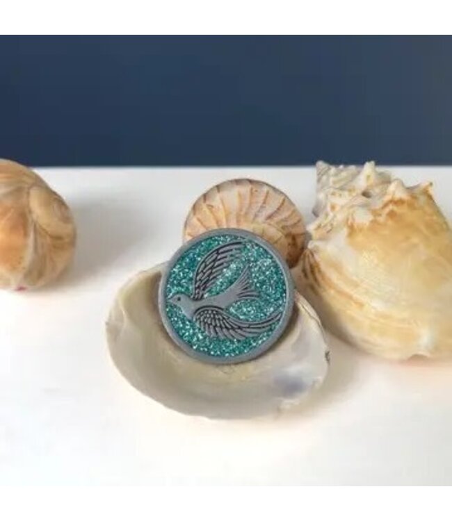 Child of God Dove Glitter Token