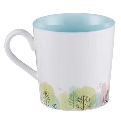 Mug Blue/White Trees Teacher Plant Seeds