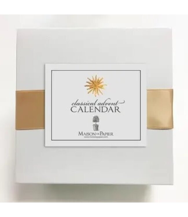 Classical Advent Calendar With Easel Classical Advent Calendar With Easel
