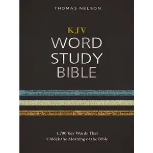 KJV, Word Study Bible, Hardcover, Red Letter Edition