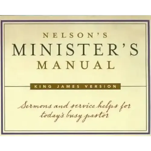 Nelson's Minister's Manual (NKJV Edition)-Hardcover