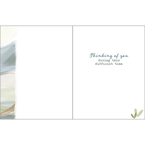 Sympathy Greeting Card - Peaceful Landscape