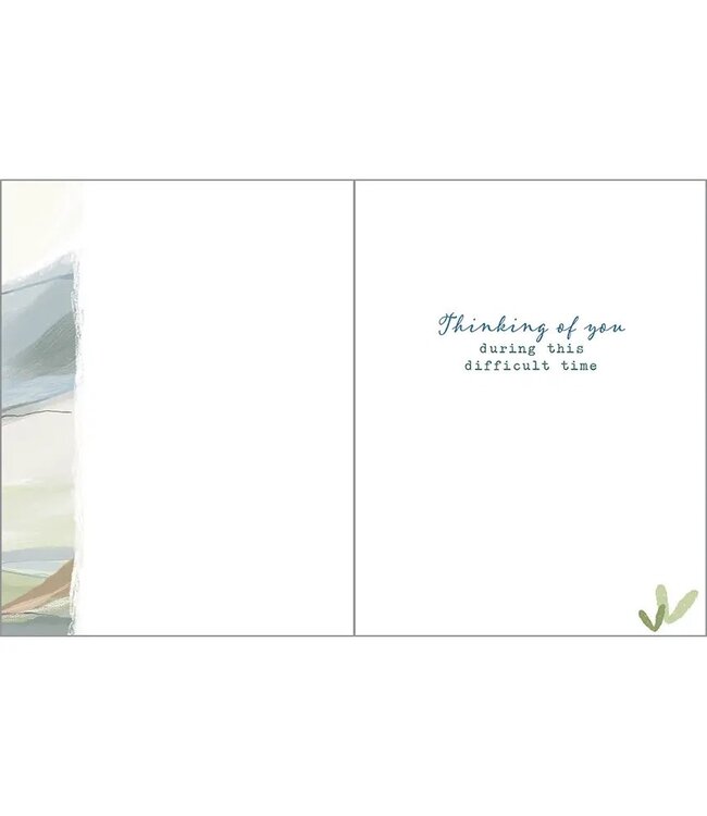 Sympathy Greeting Card - Peaceful Landscape