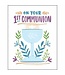 1st Communion - Scripture Religious Greeting Card