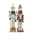15" Gold Black Snowflake Nutcracker
