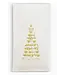 French Graffiti Gold Bird Tree with Merry Christmas