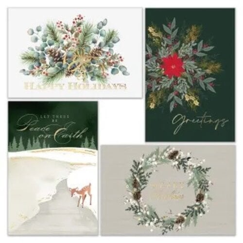 Evergreen Assortment Boxed Holiday Cards