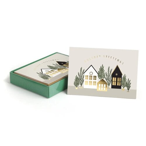 Holiday Houses Boxed Holiday Cards