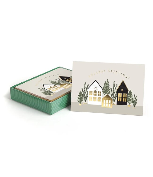 Holiday Houses Boxed Holiday Cards