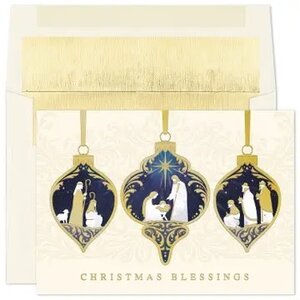 Nativity Blessings Boxed Holiday Cards