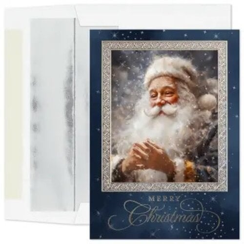 Old-World Santa Boxed Holiday Cards