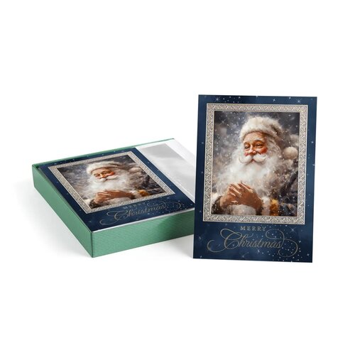 Old-World Santa Boxed Holiday Cards