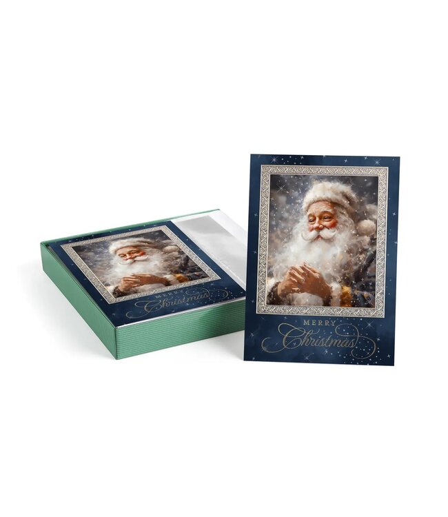 Old-World Santa Boxed Holiday Cards