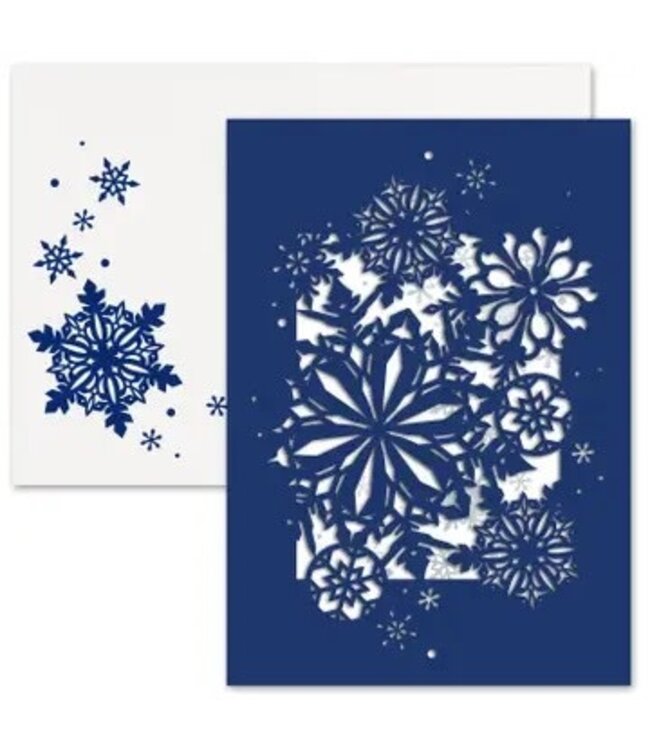 Snowflake Laser Cut Boxed Holiday Cards