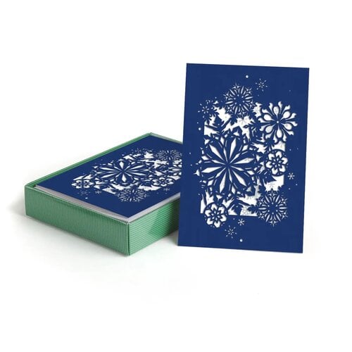 Snowflake Laser Cut Boxed Holiday Cards