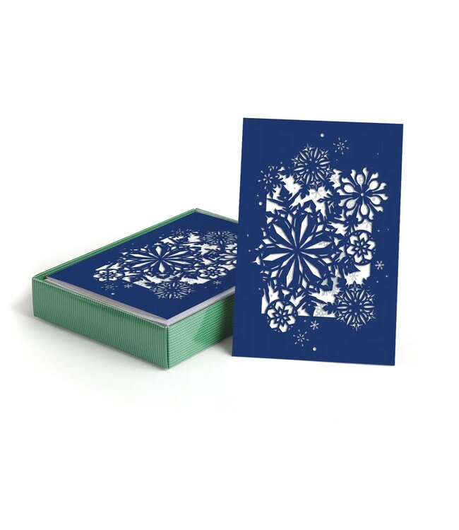 Snowflake Laser Cut Boxed Holiday Cards