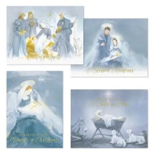 Watercolor Religious Assortment Boxed Holiday Cards