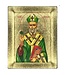Saint Patrick Silk Screen Icon - 5.1 x 3.9