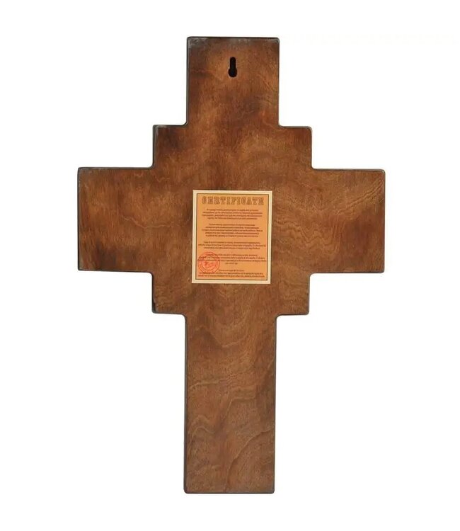 The Crucifixion of Jesus Christ and Scenes of His Life Icon Cross