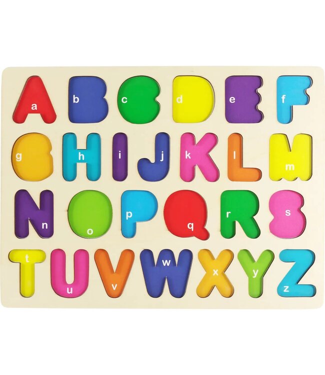 Letters Kids' Wooden Puzzle (26-piece Set)