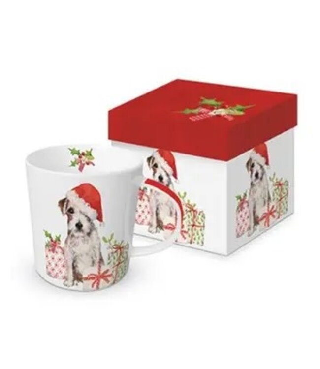 Mug in Gift Box-Christmas Pup