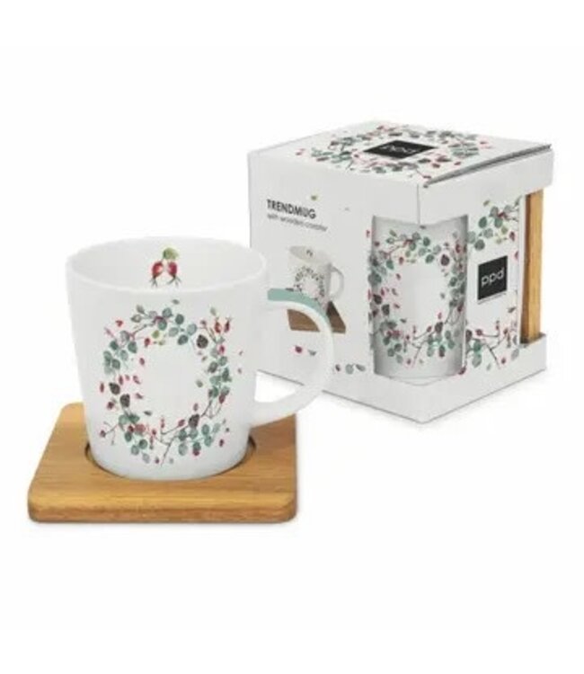 Mug with Coaster in Gift Box-Nordic Moods