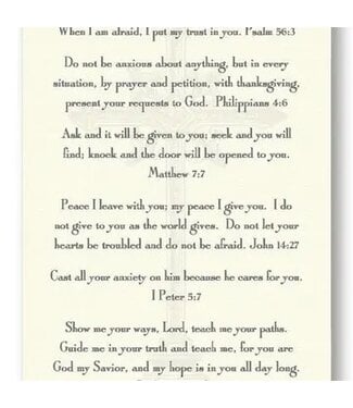 Stress Prayer Card
