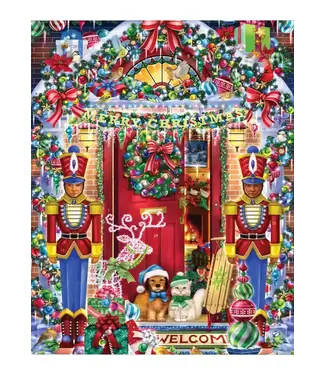 Christmas Doorway Advent Calendar - 14"x11"
