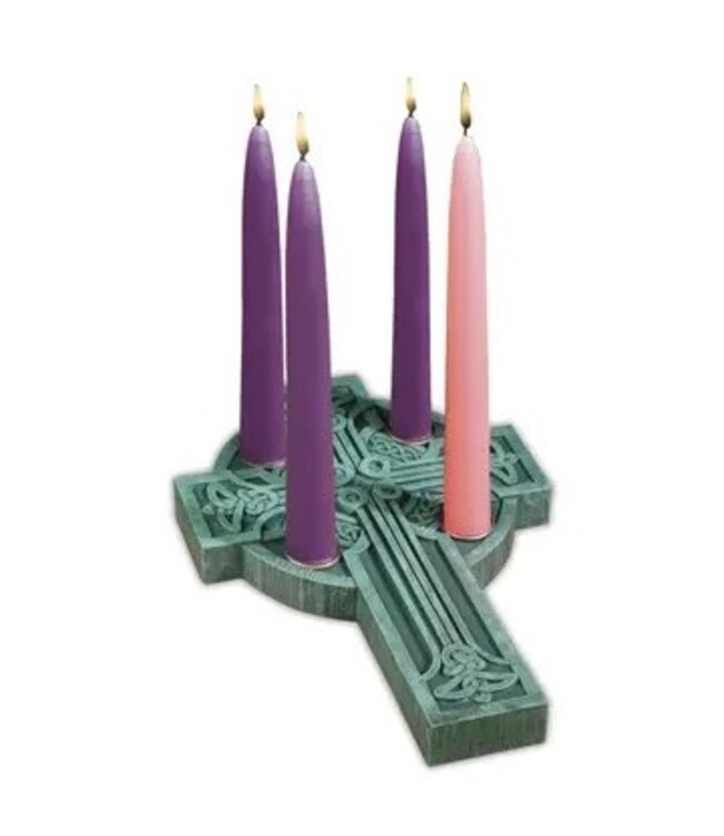 Celtic Cross Advent Candle Holder