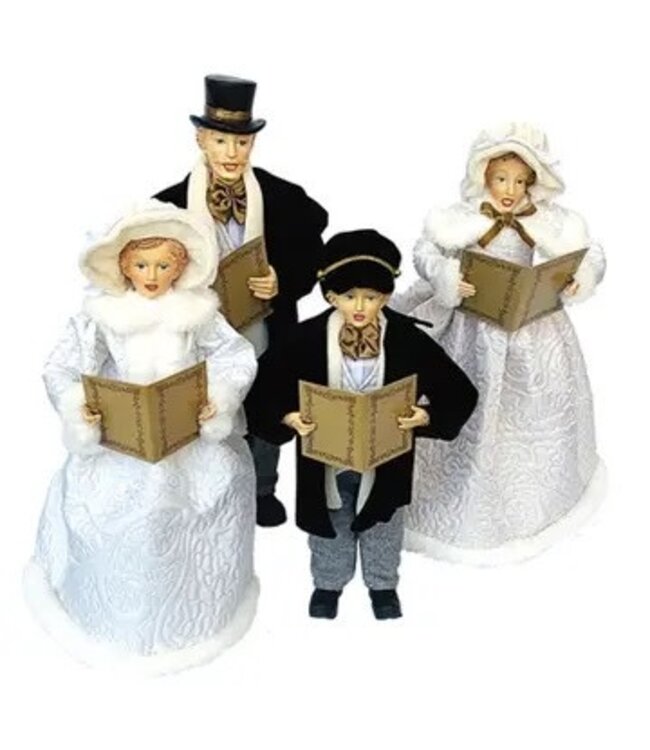 15" To 18" Christmas Splendor Carolers, Set of 4