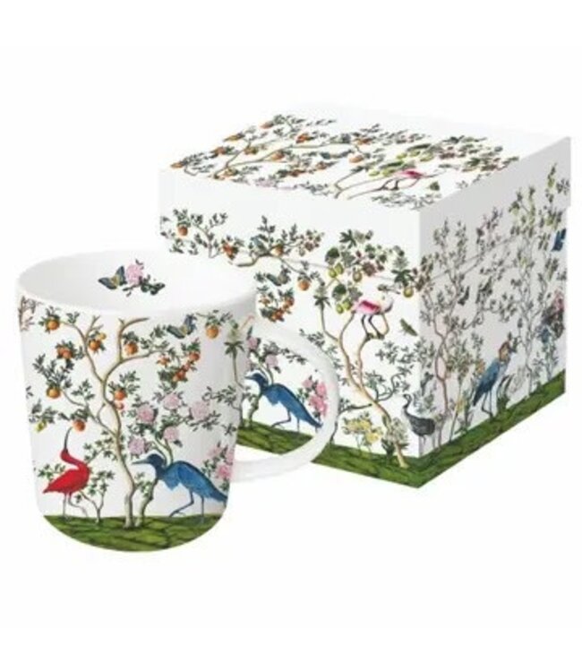 Mug in Gift Box- Bird & Branch Chinoiserie