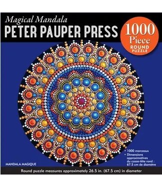 Magical Mandala 1000 Piece Round Jigsaw Puzzle