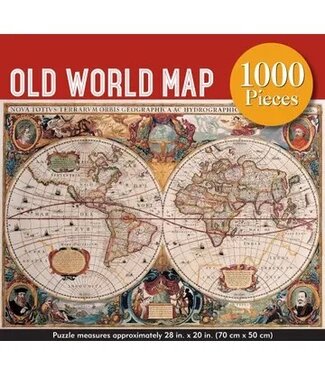 Old World Map Jigsaw Puzzle