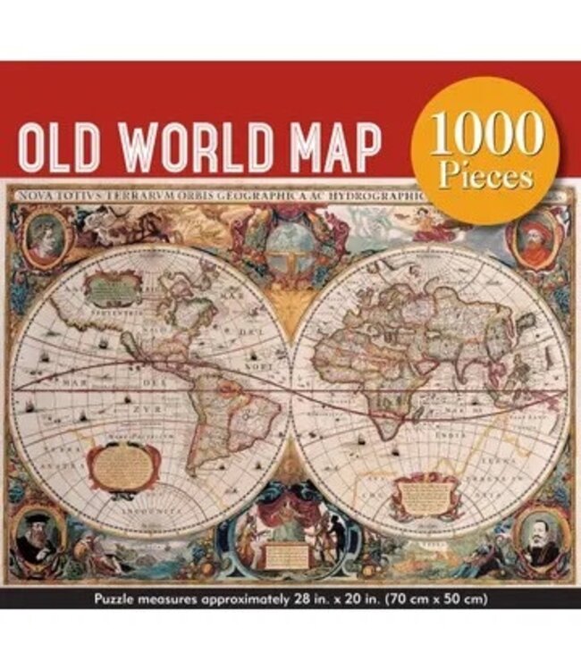 Old World Map Jigsaw Puzzle