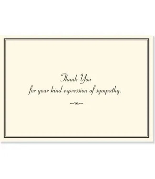 Sympathy Thank You Notes