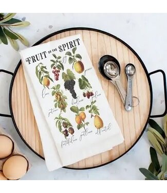Fruit of the Spirit Spiritual Tea Towel