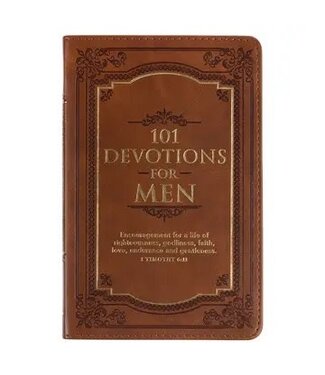 101 Devotions For Men Faux Leather