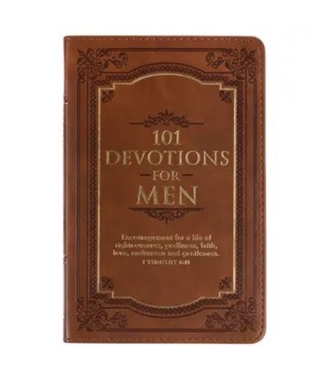 101 Devotions For Men Faux Leather