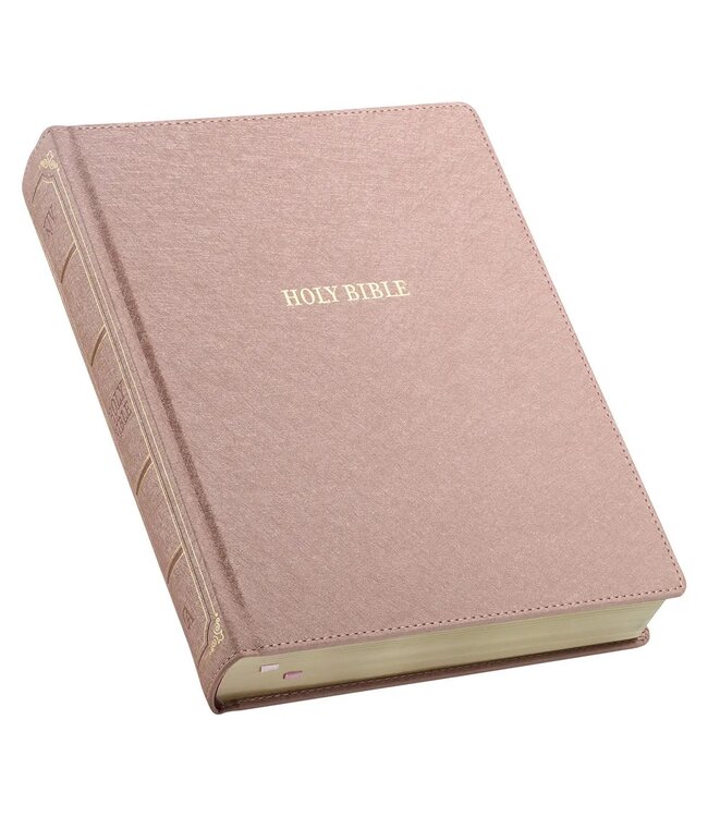 Kjv Note-Taking Bible Lp Faux Leather Hc, Mauve