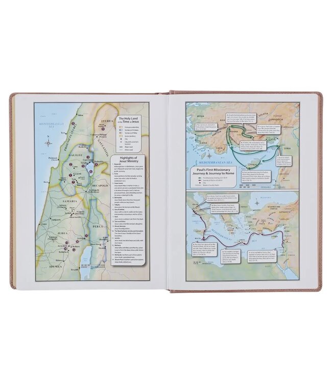 Kjv Note-Taking Bible Lp Faux Leather Hc, Mauve