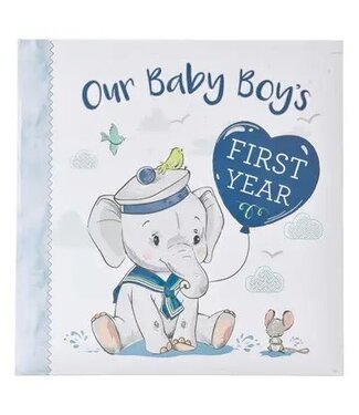 Memory Book Our Baby Boy's First Year Padded Hardcover